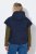 Ulla Popken 851785 Oversize stepēta veste ar kapuci Tumši zils - Vestes - 