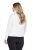 Ulla Popken 851833 Stepēta veste ar stāvapkakli Pienbalts - Vestes - 
