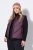 Ulla Popken 851833 Stepēta veste ar stāvapkakli Brūns - Vestes - 