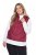 Ulla Popken 851833 Stepēta veste ar stāvapkakli Sarkans - Vestes - 