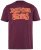 JP1880 851910 Rolling Stones Vintage Logo T-krekls Baklažānu - Grupas T-krekli - Grupu un mūzikas T-krekli