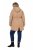 Ulla Popken 852028 Parka Bēšs - Mēteļi - Lielo izmēru mēteļi sievietēm