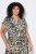 Ulla Popken 852257 Rakstaina maksi kleita Taupe - Maxi kleitas - Sieviešu maxi kleitas lielos izmēros