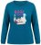 Ulla Popken 852710 Mājas džemperis ar garām piedurknēm Petrolejas - Pidžamas/Loungewear - 