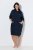 Ulla Popken 853353 Mājas kleita ar kapuci Tumši zils - Pidžamas/Loungewear - 