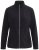 Ulla Popken 853668 Flīsa jaka ar stāvapkakli Melns - Fleece apģērbs - 