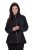 Ulla Popken 853668 Flīsa jaka ar stāvapkakli Melns - Fleece apģērbs - 