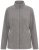 Ulla Popken 853668 Flīsa jaka ar stāvapkakli Pelēks - Fleece apģērbs - 