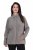 Ulla Popken 853668 Flīsa jaka ar stāvapkakli Pelēks - Fleece apģērbs - 