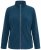 Ulla Popken 853668 Flīsa jaka ar stāvapkakli Petrolejas - Fleece apģērbs - 