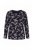 Ulla Popken 856134 Pidžama ar ziediem Melns - Pidžamas/Loungewear - 