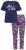Ulla Popken 856141 Pidžama ar garām piedurknēm Tumši zils - Pidžamas/Loungewear - 