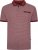  Kam Jeans 5488 Dobby Print Pique Polo Wine - Polo krekli - Polo krekli - 2XL-8XL