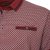  Kam Jeans 5488 Dobby Print Pique Polo Wine - Polo krekli - Polo krekli - 2XL-8XL