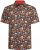 Kam Jeans 6040 Floral Skull Print Shirt Black - Krekli - Krekli - 2XL-8XL