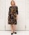 Scandinavian Caramel Flower Petals Dress Lavender and Orange - SIEVIEŠU APĢĒRBS 40-66 - 