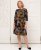Scandinavian Caramel Flower Petals Dress Lavender and Orange - SIEVIEŠU APĢĒRBS 40-66 - 