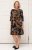 Scandinavian Caramel Flower Petals Dress Lavender and Orange - SIEVIEŠU APĢĒRBS 40-66 - 