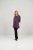 Scandinavian Caramel Flower Petals Tunic Purple - T-krekli - 