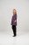 Scandinavian Caramel Flower Petals Tunic Purple - T-krekli - 
