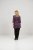 Scandinavian Caramel Flower Petals Tunic Purple - T-krekli - 