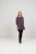 Scandinavian Caramel Flower Petals Tunic Purple - T-krekli - 