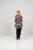 Scandinavian Caramel Flower Petals Tunic Brown - Apdrukāti T-krekli sievietēm - 