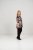 Scandinavian Caramel Flower Petals Tunic Brown - Apdrukāti T-krekli sievietēm - 