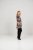 Scandinavian Caramel Flower Petals Tunic Brown - Apdrukāti T-krekli sievietēm - 