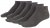 Adamo Anton sneaker-socks Charcoal 4-pack - Apakšveļa un peldšorti - Apakšveļa - 2XL-8XL