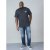 D555 Chalmer Couture Space Dye T-shirt Black - T-krekli - T-krekli - 2XL-14XL