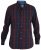 D555 Grady Long Sleeve Check Shirt - Krekli - Krekli - 2XL-8XL