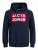 Jack & Jones JJECORP Hoodie Navy - Džemperi un džemperi ar kapuci - Džemperi - 2XL-14XL