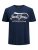 Jack & Jones JPRBLUBOOSTER TEE Navy - T-krekli - T-krekli - 2XL-14XL
