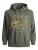 Jack & Jones JPRBLUBOOSTER SWEAT Hoodie Khaki - Džemperi un džemperi ar kapuci - Džemperi - 2XL-14XL