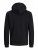 Jack & Jones JCOBERG SWEAT ZIP Hoodie Black - Džemperi un džemperi ar kapuci - Džemperi - 2XL-14XL