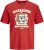 Jack & Jones XMAS Christmas Skull T-Shirt Red - T-krekli - T-krekli - 2XL-14XL