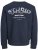 Jack & Jones Yuki Back Print Crew Neck Sweatshirt Sky Captain - Džemperi un džemperi ar kapuci - Džemperi - 2XL-14XL