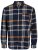 Jack & Jones JOROWEN CHECK COMFORT Shirt Navy - Liela izmēra apģērbi - Lieli apģērbu izmēri vīriešiem