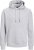 Jack & Jones BRADLEY Hoodie Light Grey Melange - Džemperi un džemperi ar kapuci - Džemperi - 2XL-14XL
