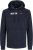 Jack & Jones CORP LOGO PLAY 5 Print Hoodie Navy Blazer - Džemperi un džemperi ar kapuci - Džemperi - 2XL-14XL