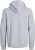 Jack & Jones BRADLEY Zip Hoodie Light Grey Melange - Džemperi un džemperi ar kapuci - Džemperi - 2XL-14XL