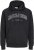 Jack & Jones CALEB Hoodie Black - Džemperi un džemperi ar kapuci - Džemperi - 2XL-14XL