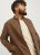 Jack & Jones DYLAN Clean Jacket Brown - Jakas & Lietus apģērbs - Jakas - 2XL-12XL