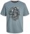 Jack & Jones JJSKULL ROCK T-Shirt Goblin Blue - T-krekli - T-krekli - 2XL-14XL