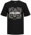 Jack & Jones JJPAISLEY T-Shirt Black - T-krekli - T-krekli - 2XL-14XL