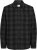Jack & Jones ZAC BRUSHED Long Sleeve OVERSHIRT Grey - Krekli - Krekli - 2XL-8XL