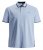 Jack & Jones PAULOS Short Sleeve Polo Light Blue/PS - Polo krekli - Polo krekli - 2XL-8XL