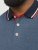 Jack & Jones PAULOS Short Sleeve Polo Denim Blue/PS - Polo krekli - Polo krekli - 2XL-8XL