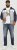 Jack & Jones RUSH White/Grey Blocking Bomber Jacket with Hood Navy Blazer - Jakas & Lietus apģērbs - Jakas - 2XL-12XL